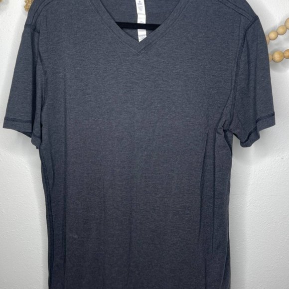 Lululemon Dark Gray V Neck T - Picture 1 of 4